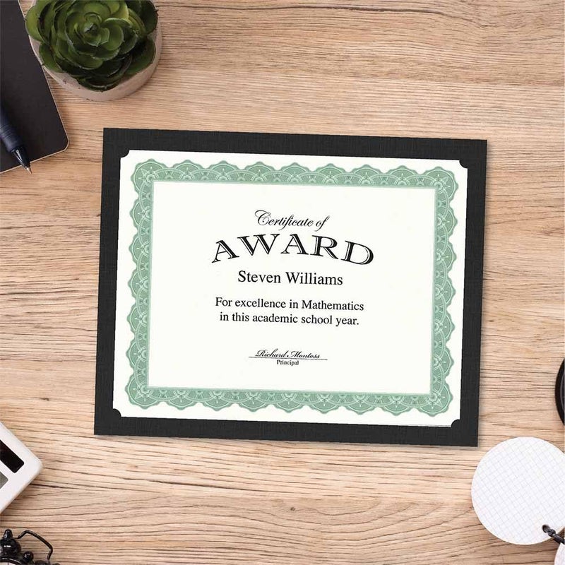 Geographics Black Certificate Holder, 9.5" x 12", 10/Pack (47836) - Image 5
